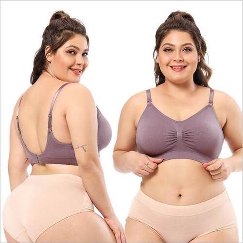 Plussize内衣女大胸显小