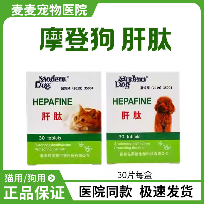摩登狗肝肽犬用猫用肝脏营养品猫肝损伤肝病狗狗保肝宁肝