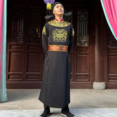 唐制圆领袍汉服男唐朝王爷大臣官服狄仁杰元 芳李白戏服年会演出服