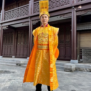 影楼拍照搞笑衣服 演出服男款 皇帝龙袍唐朝李世民同款 影视短剧古装