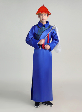 清朝太监服装宫廷总管太医公公侍卫官服古装男戏服年会舞台演出服