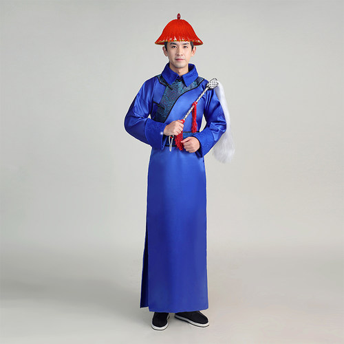 炎蔻清朝太监公公总管古装演出服