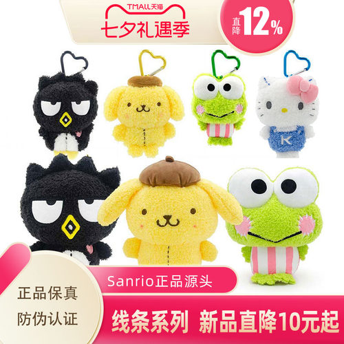 Sanrio线条系列美乐大眼蛙毛绒