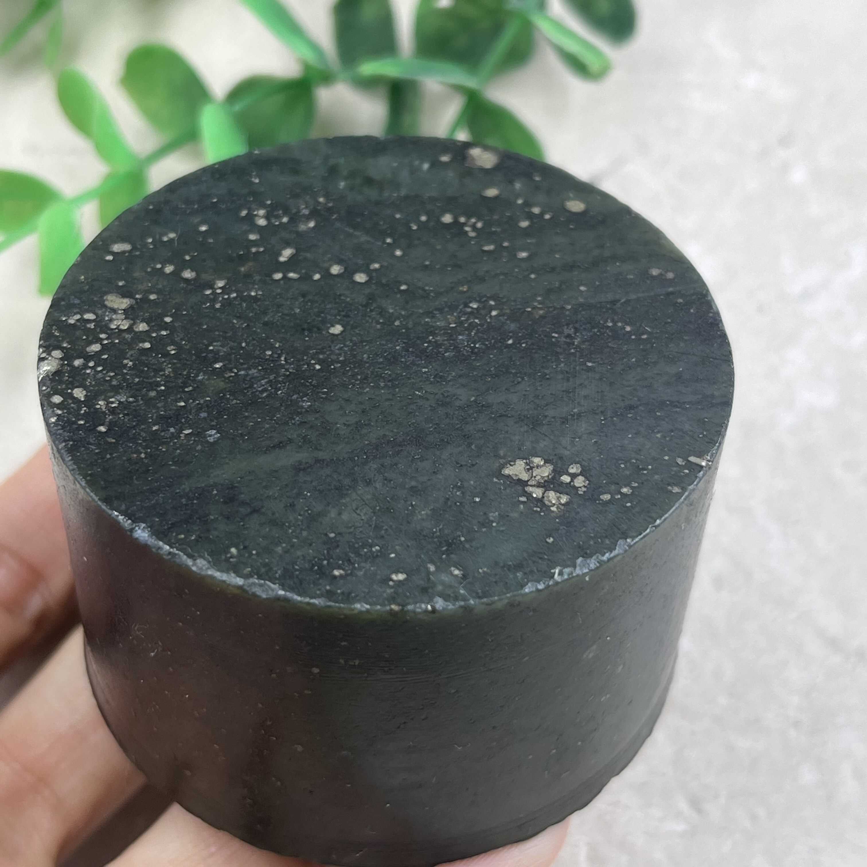 新疆和田玉青花籽手镯芯边角料满天星圆 柱印章下脚料包邮280克t