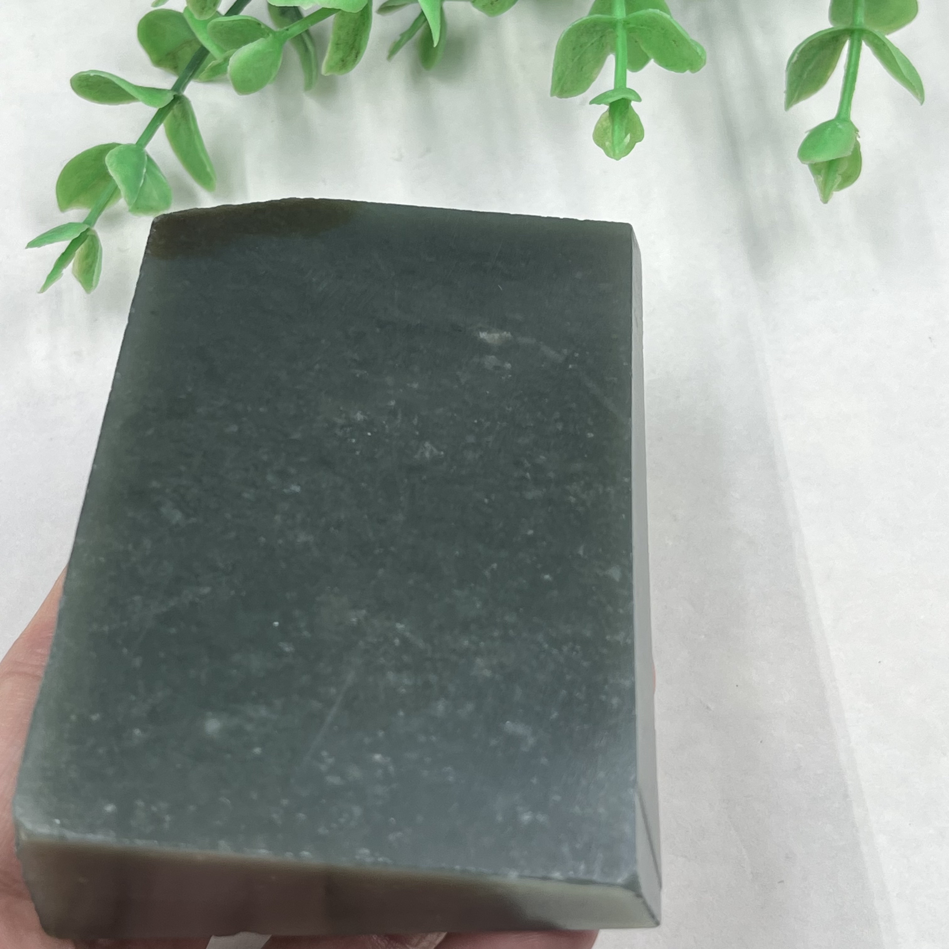 新疆和田玉且末蓝手把件边角料玉石料磨刀石下脚料镇纸包邮249克t