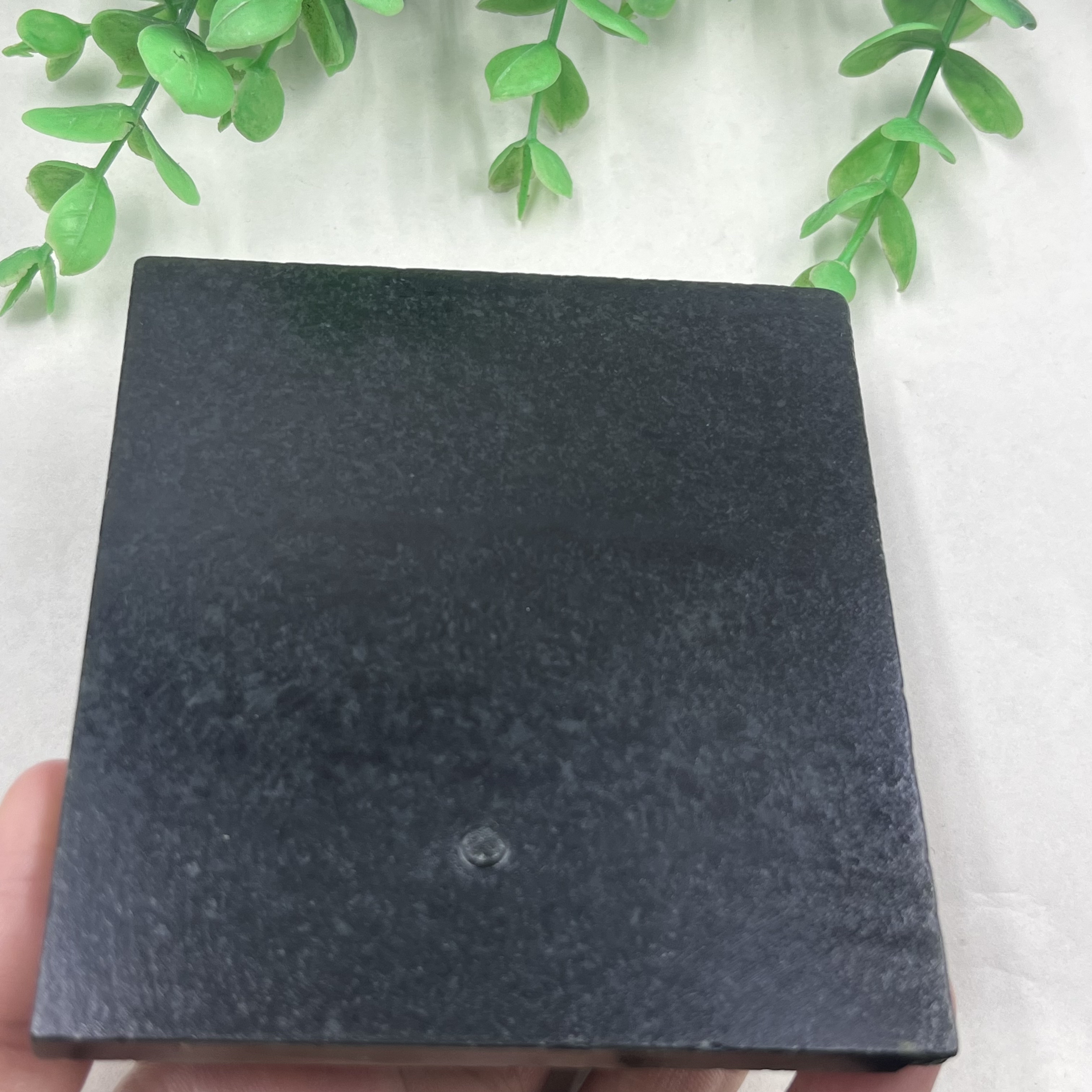 新疆和田玉糖青玉且末蓝薄片牌子边角料刮痧板玉石料包邮118克t