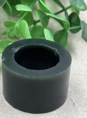 新疆和田玉青玉且末扳指边角料内径22戒指圆圈指环下脚料包邮t