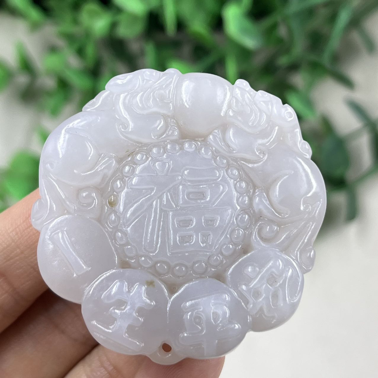 新疆和田玉烟紫貔貅吊坠一生平安车挂件瑞兽福到玉坠项坠包邮39