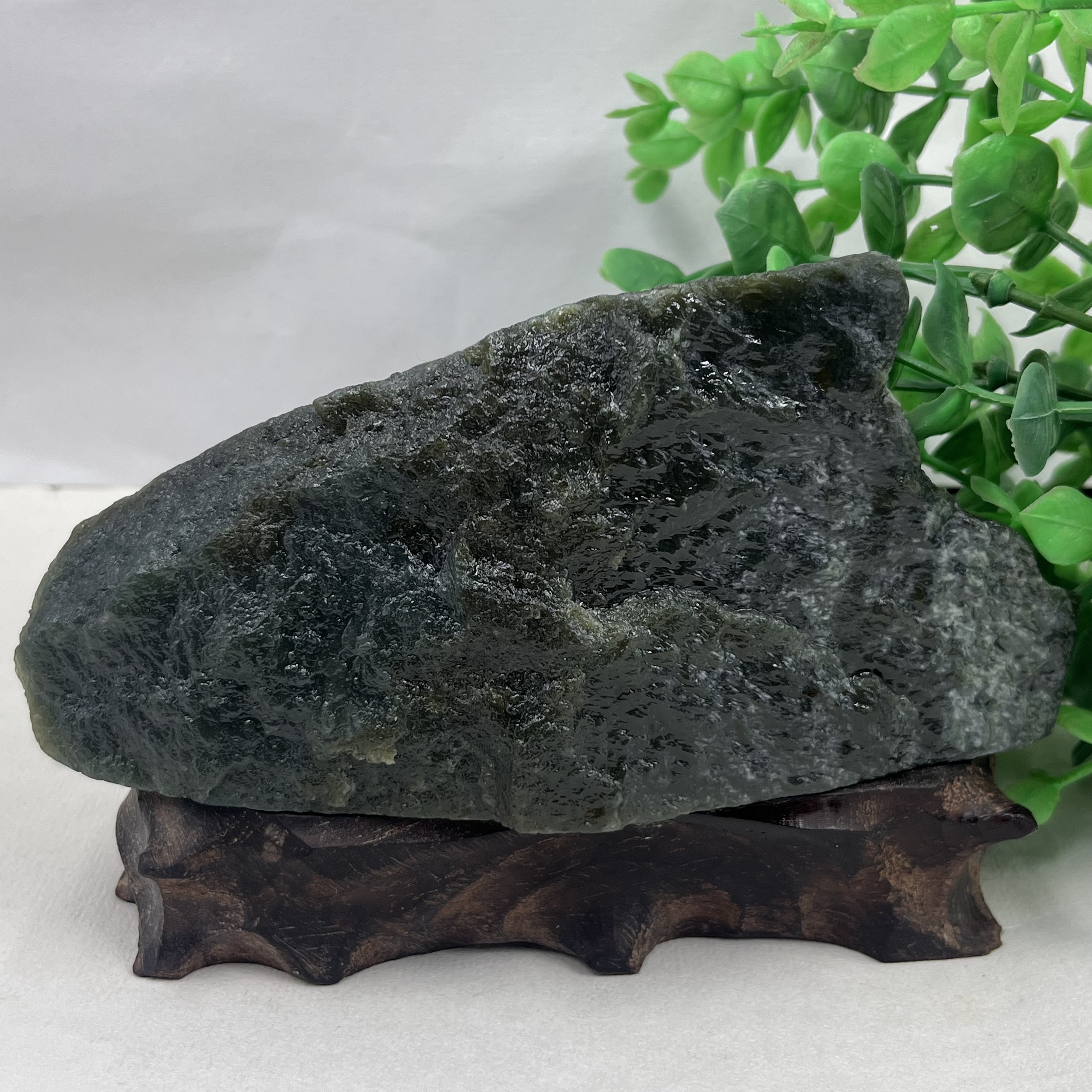 新疆和田玉且末鱼缸造景摆件边角料下脚料镇纸标本料包邮688克ta