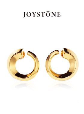 【叶童同款】JOYSTONE 星轨耳圈 高级感气质复古度假风耳环