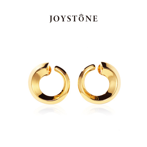 【叶童同款】JOYSTONE 星轨耳圈 高级感气质复古度假风耳环