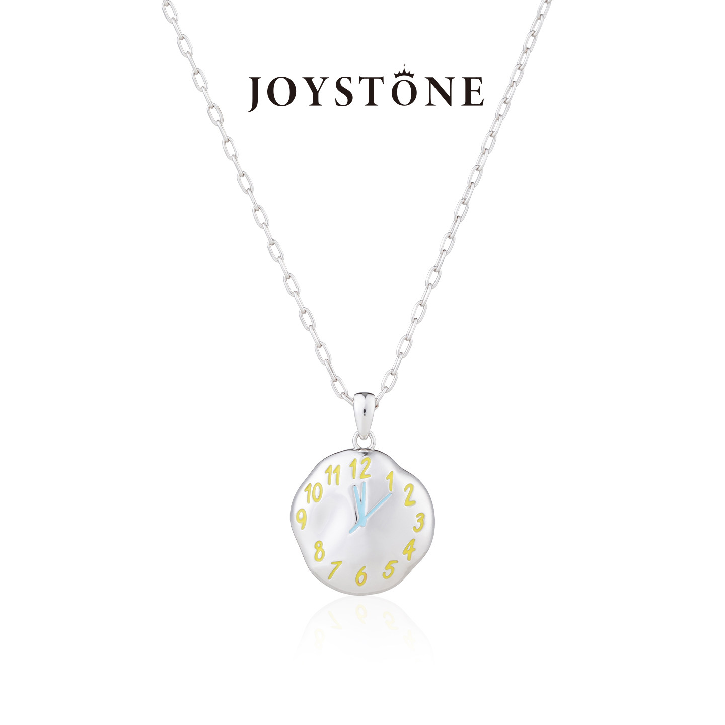 JOYSTONE 时光刻度项链女欧美时尚轻奢小众高级感珐琅毛衣链礼物