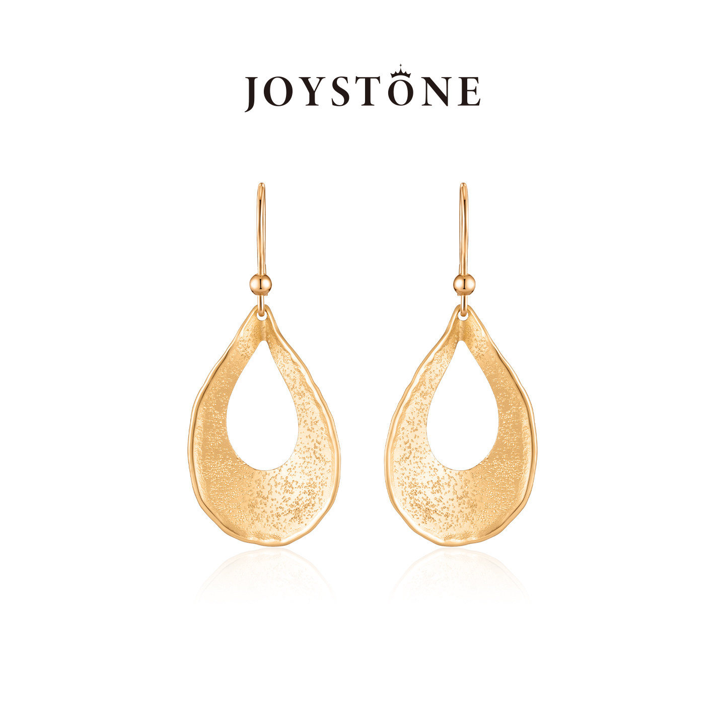 JOYSTONE意大利熔月耳环女 欧美轻奢极简小众高级感925银耳饰