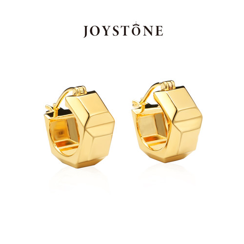 joystone轻奢小众巧克力耳圈时尚