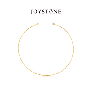 JOYSTONE意大利进口925银逸彩流光项圈女轻奢小众高级感通勤百搭