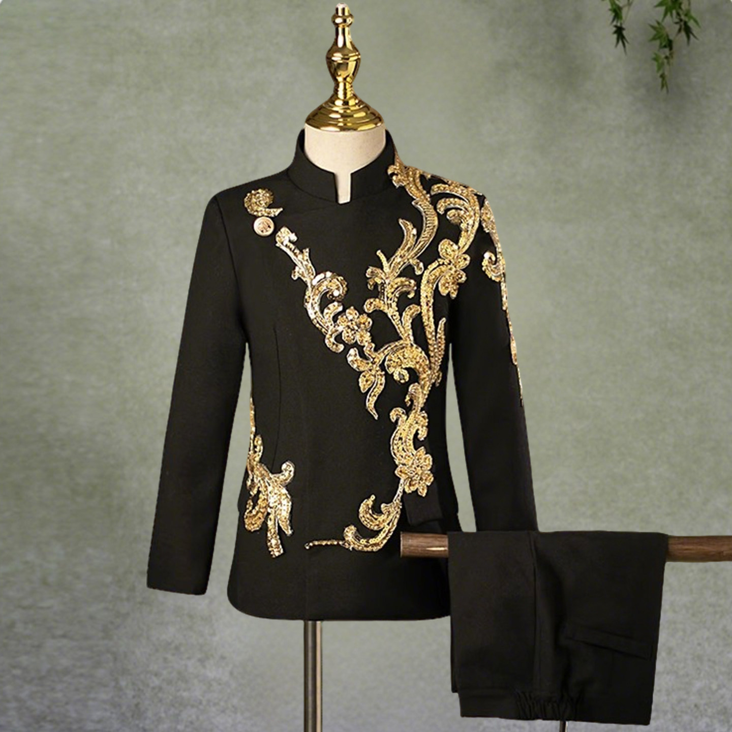 儿童西装套装男童中国风帅气走秀手工高级感小西服主持钢琴演出服,童装/婴儿装/亲子装,儿童礼服,淘宝优惠券,粉丝福利购,淘宝优惠卷