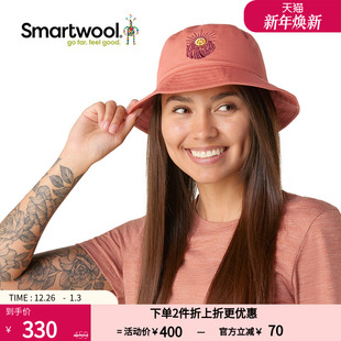 Smartwool新品 美利奴羊毛帽户外遮阳帽吸湿排汗渔夫帽7060