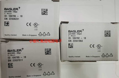 Basler巴斯勒acA1600-60gm acA1600-60gc千兆网工业相机200万像素