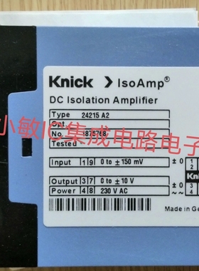 knick隔离放大器24215A2 P41000D1 P42000D3 B 13000 F1 全新询价
