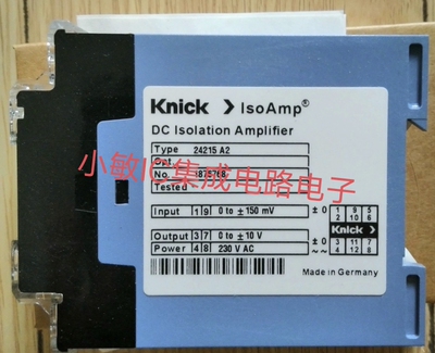 knick隔离放大器24215A2 P41000D1 P42000D3 B 13000 F1 全新询价