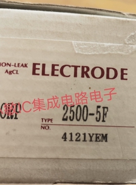 TOA-DKK氟离子电极2500-5F 5605-5F GST-5731C GST-2739C先询价