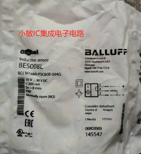 全新原装BALLUFF巴鲁夫 BNI IOL-771-000-K027 BNI005M