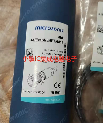 microsonic威声超声波dbk+4/Empf/M18/3BEE/M18传感器全新