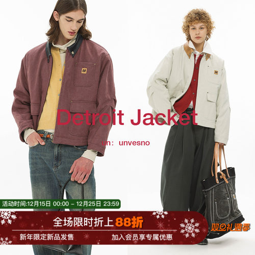 做旧加厚夹克外套UNVESNO