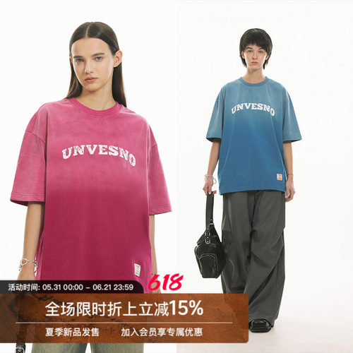 中性风短袖t恤UNVESNO