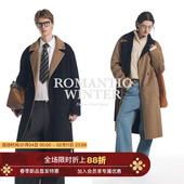 双面穿 100%澳毛 Unvesno Row老钱重磅双面呢保暖手工大衣