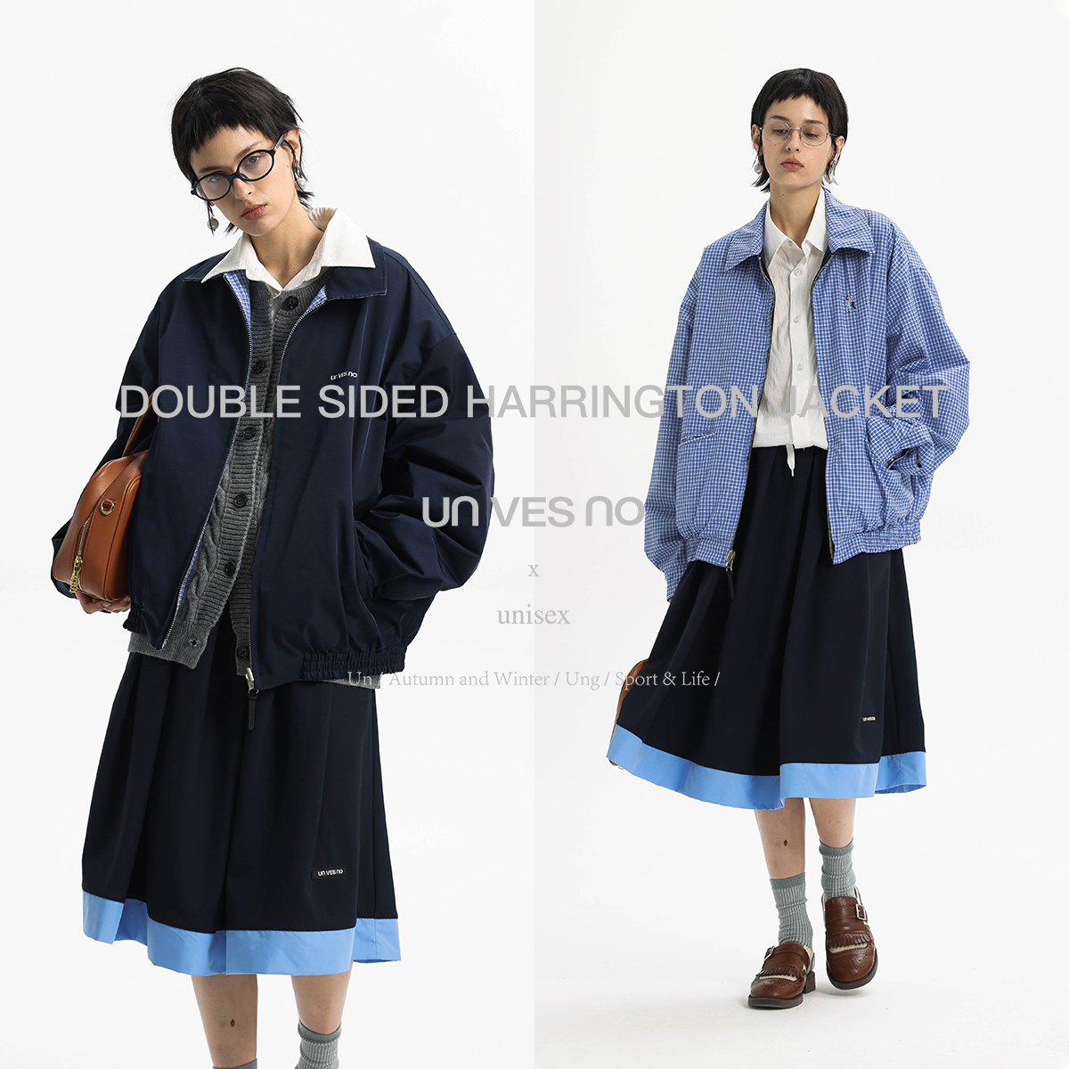 双面穿夹克防泼水秋冬