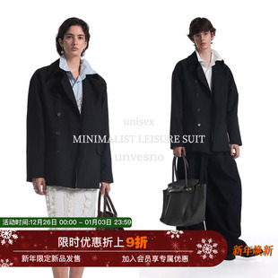 老钱风极简廓形休闲西式 Unvesno 休闲百搭外套 老钱Row风