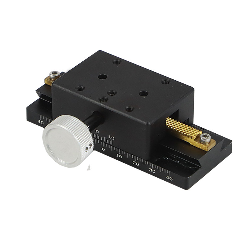 PDV PT-SD112 일반 수동 번역 테이블 랙 및 피니언 슬라이드 테이블 X축 변위 테이블 번역 테이블