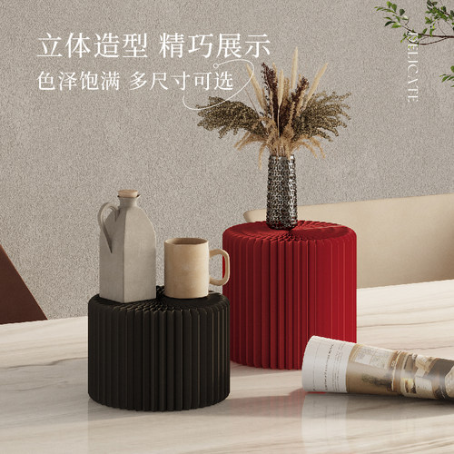 十八纸桌面摆放拍摄道具展示台