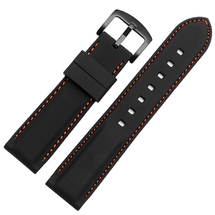 代用西铁城手表带BM8475光动能AW5000/AW0010防水硅胶橡胶带22mm