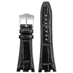 鳄鱼皮手表带 适用爱彼AP15400 26320 26331皇家橡树离岸26 28mm