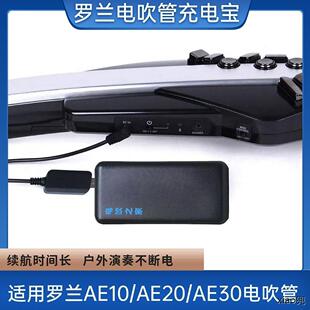 罗兰电吹管AE10/AE20/30充电宝适用电池移动外置电源户外演奏供电