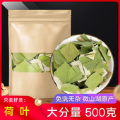 荷叶中药材500g克 野生微山湖整张鲜荷叶干片荷叶搭冬瓜荷叶泡茶