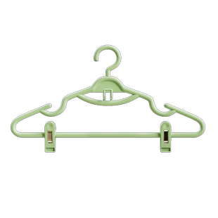 衣架带夹子家用挂衣架晾衣无痕防肩角衣服撑学生宿舍用多功能jk裙