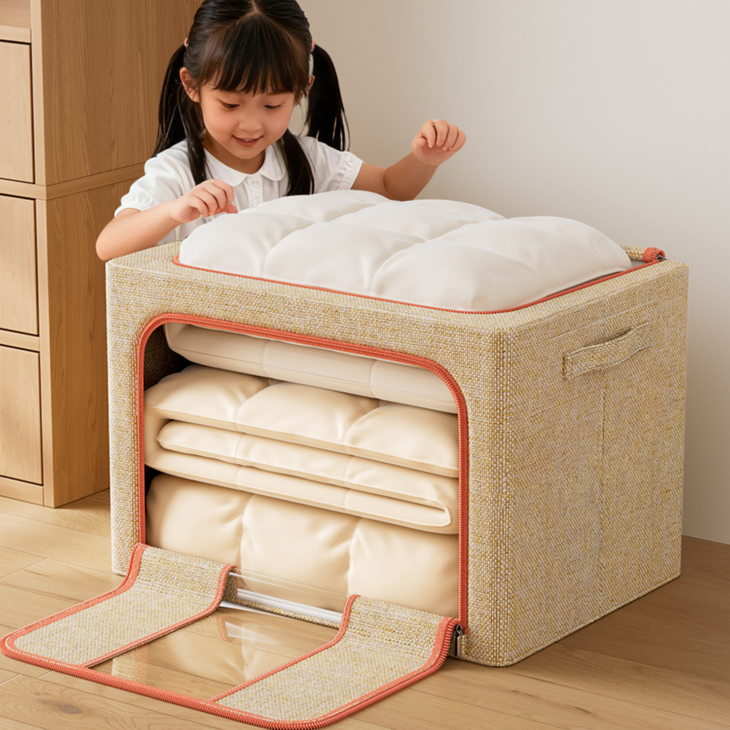 被子收纳袋衣服整理袋收纳箱大容量换季衣柜羽绒服专用搬家打包袋