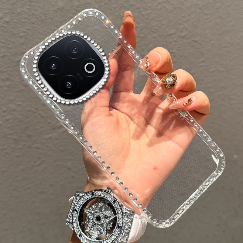 高端奢华镶钻手机壳，不掉钻，不发黄