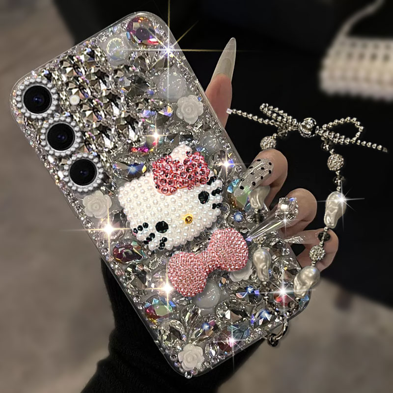 高端奢华镶钻手机壳，不掉钻，不发黄