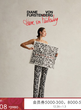 [哑光针织][WRAP50]DVF 50周年限定系列喇叭长裤MR58E00