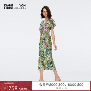 DVF松紧腰双面印花半裙KM1S007 双面穿