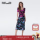 DVF2026早春新款 双面穿 度假光影玫瑰花卉弹力网纱半裙KM4T002