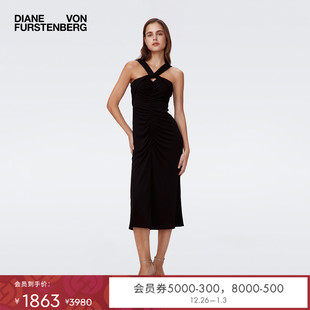 DVF曜石黑度假时尚 小黑裙DS2S044 经典