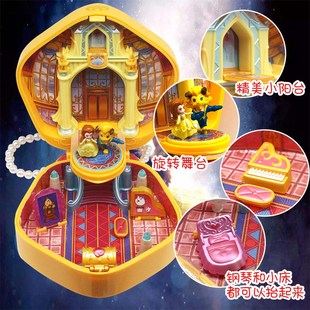 叶罗丽宝石盒过家家玩具公主城堡娃娃盒过家家玩具六一儿童礼物