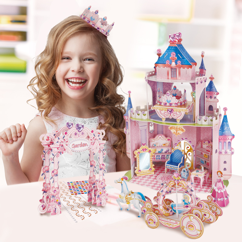 乐立方3D立体拼图拼装模