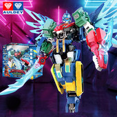 奥迪双钻量子战队 玩具恐龙变形合体机器人紫露魔风战魂量子战神