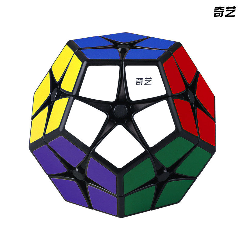 奇艺魔方二阶五魔方十二面体12面顺滑稳定异形魔方学生益智玩具